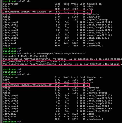 lvm resize|resize2fs lvm.